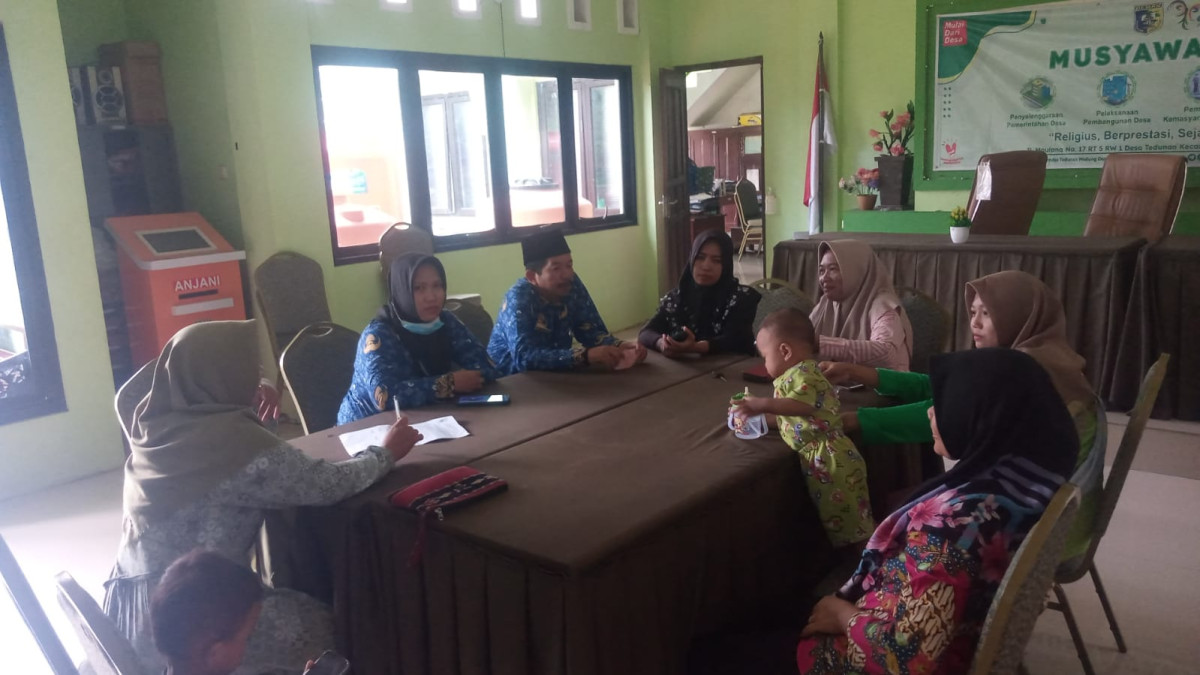 pengarahan pendampingan elsimil yang dihadiri semua kader TPK