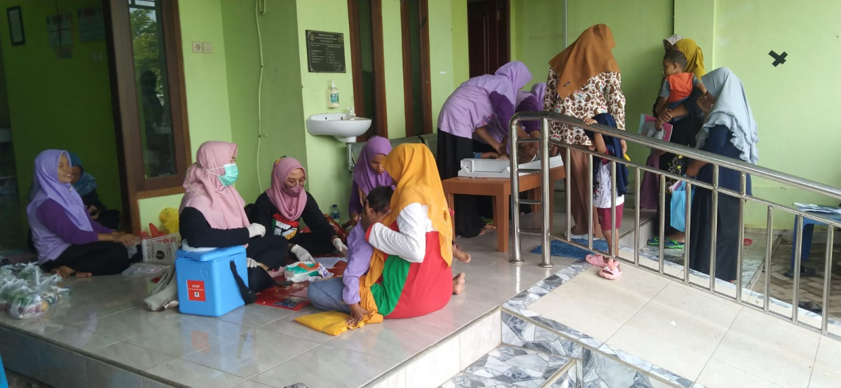 Posyandu bulan Januari 2024 di po mawar 2