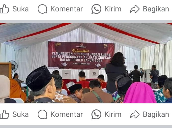Simulasi penghitungan suara