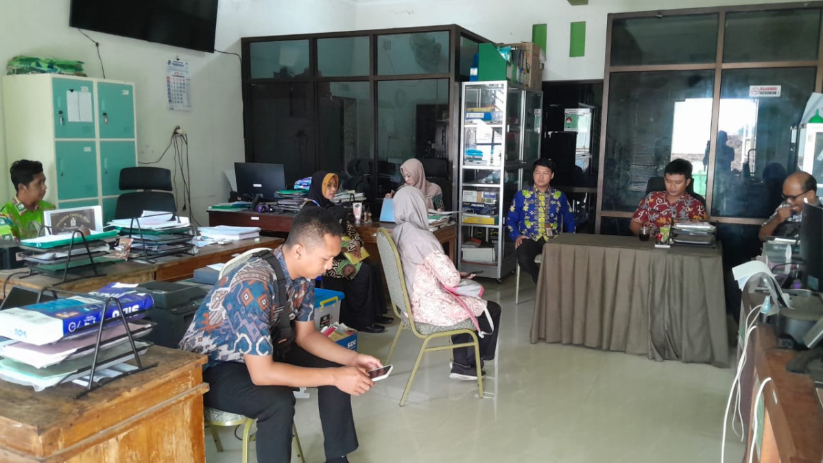 kunjungan dari dinas pertanian