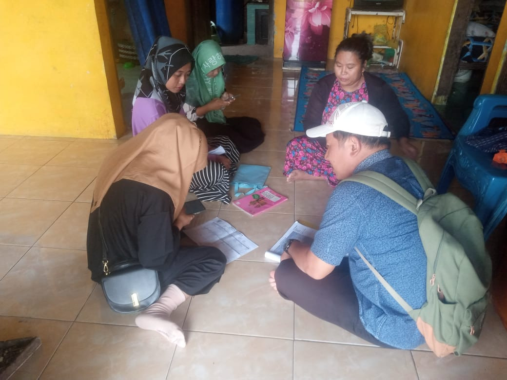 Kunjungan kepada Azwa Naura oleh Dinas SSGI