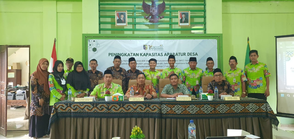 Pelatihan Peningkatan kapasitas Aparatur Desa