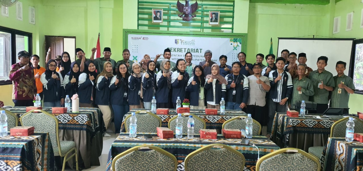 Penyambutan KKN UNDIP ke desa Tedunan