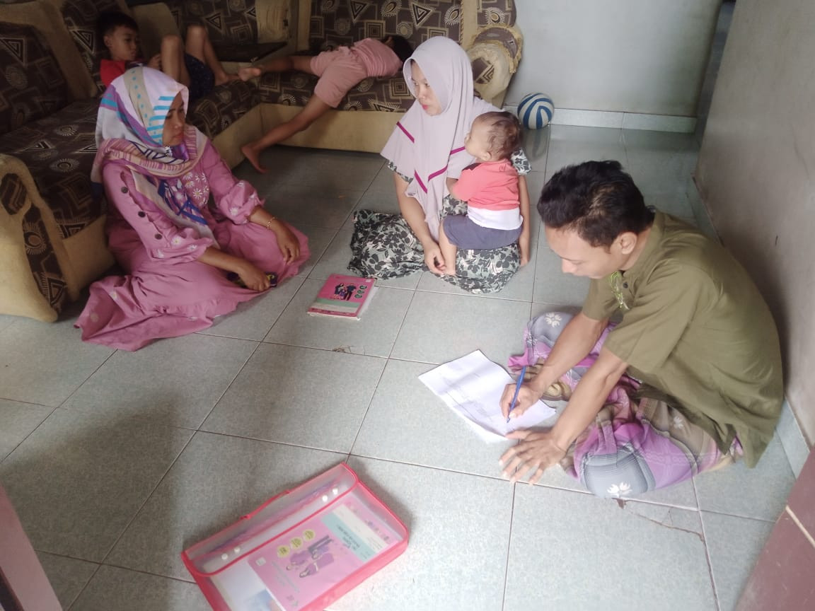 Pendampingan kepada BADUTA oleh TPK 862