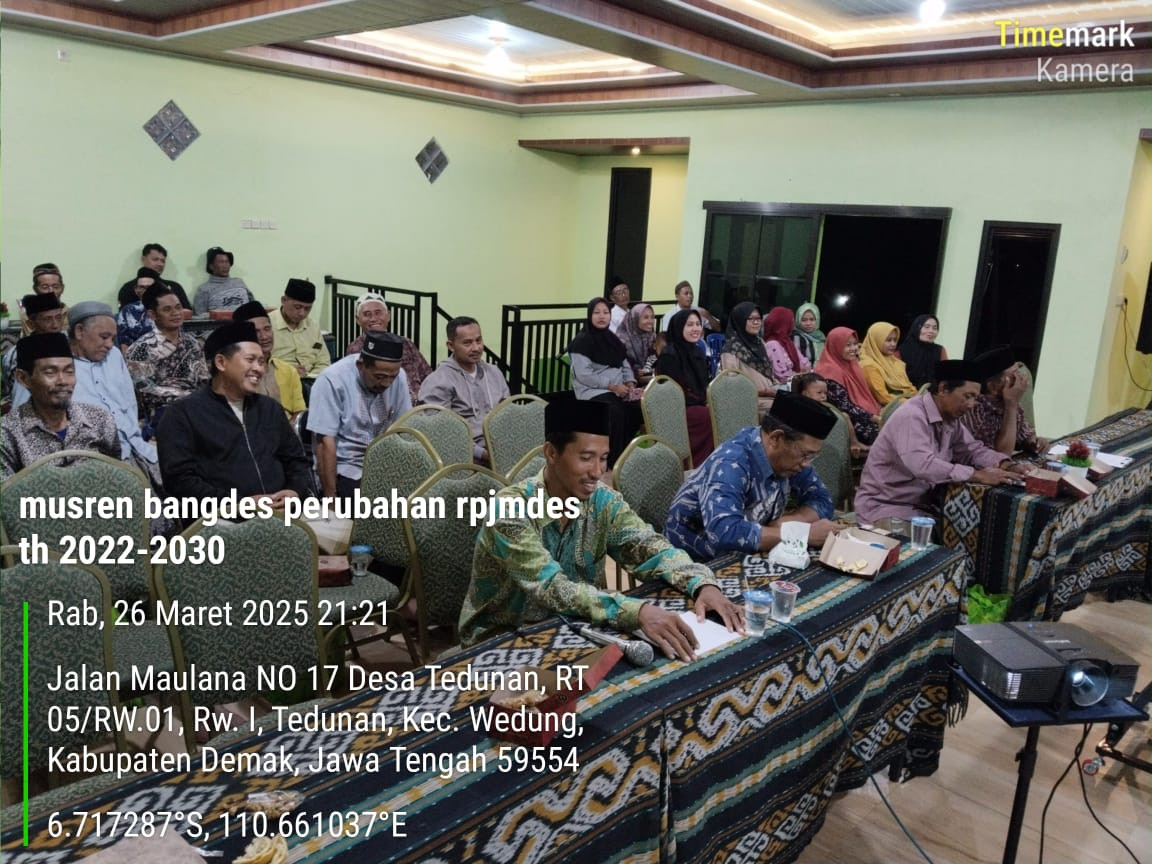 Manaqiban awal pembangunan desa