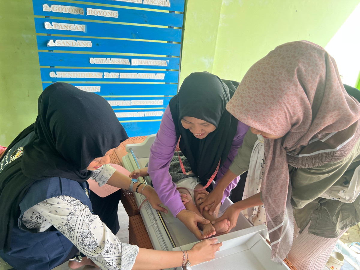 Pengukuran Tinggi badan pada Balita