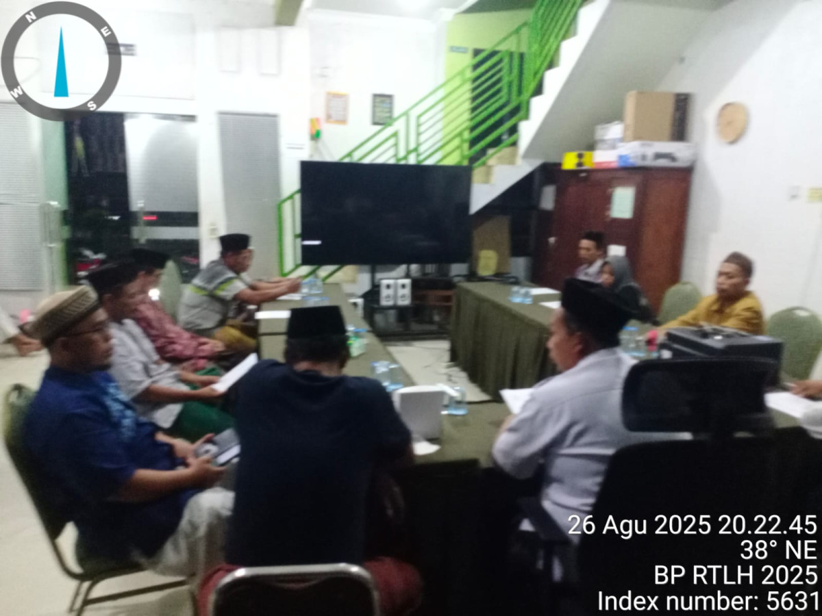 Rapat pencairan RTLH