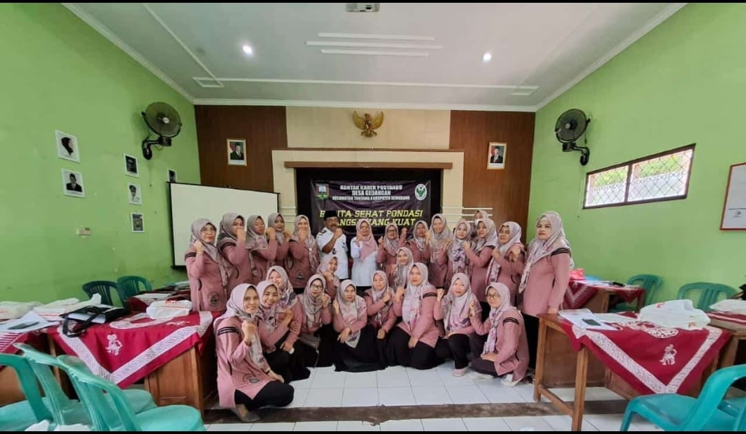 Pelatihan Kader Kesehatan Desa Gedangan