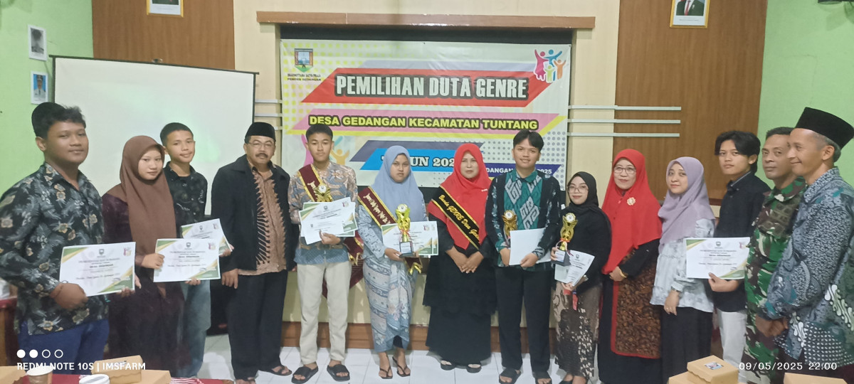 Pemilihan Duta Genre Desa Gedangan Kec. Tuntang