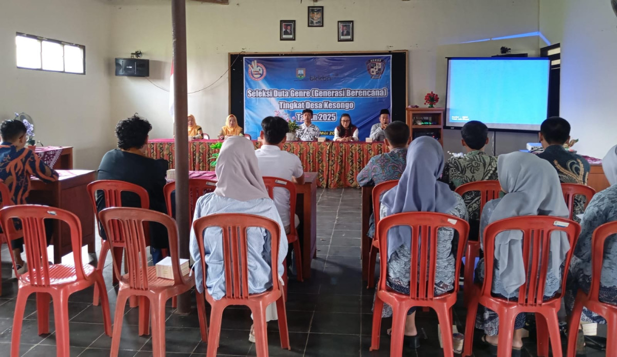 Kegiatan Pemilihan Duta Genre desa dlm rangka meningkatkan peran remaja ikut mensukseskan prigram BKKBN