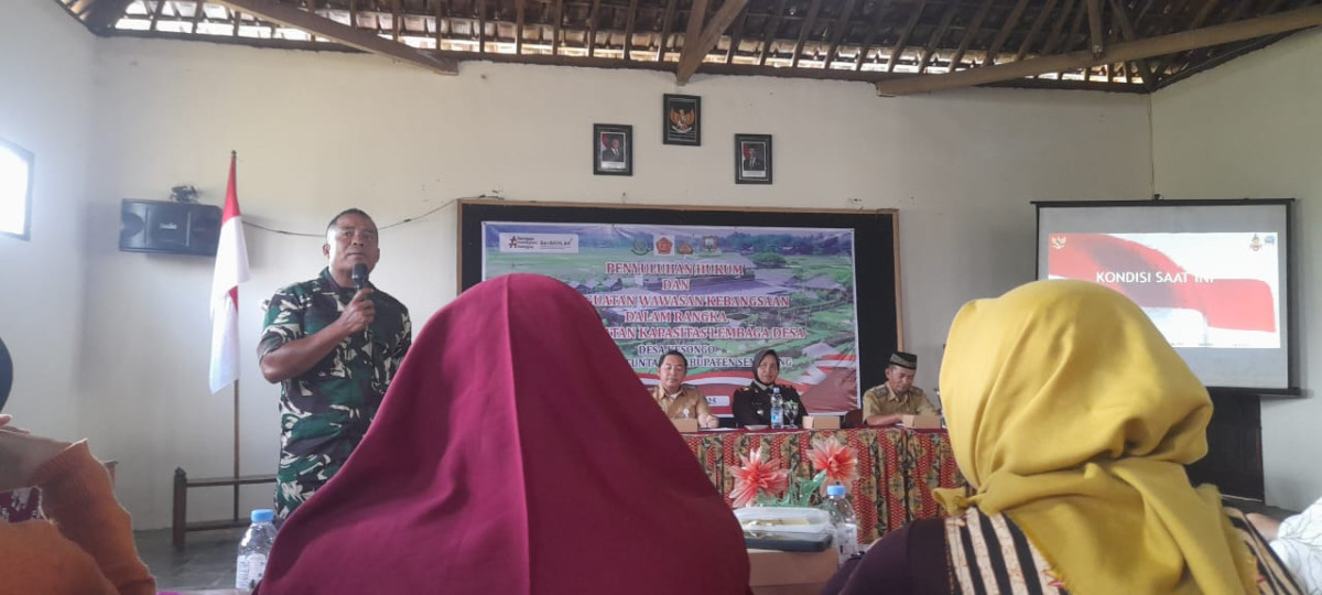 Penyuluhan Hukum dan Penguatan wawasan Kebangsaan dlm rangka peningkatan kebangsaan kapasitas lembaga desa