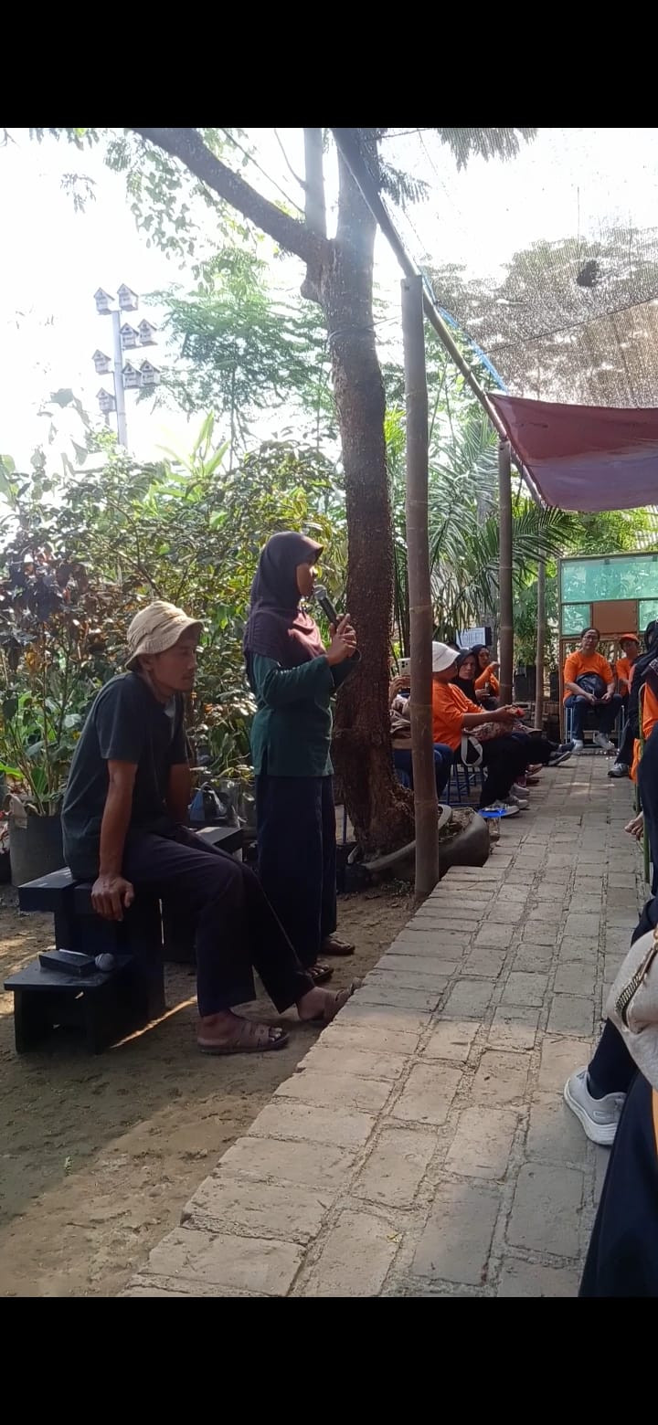70 peserta dan Anggota kwt di Yoso Farm Klaten