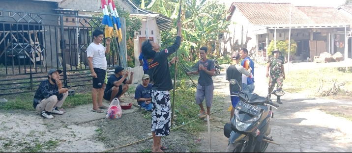 Kerja bakti pembukaan TMMD