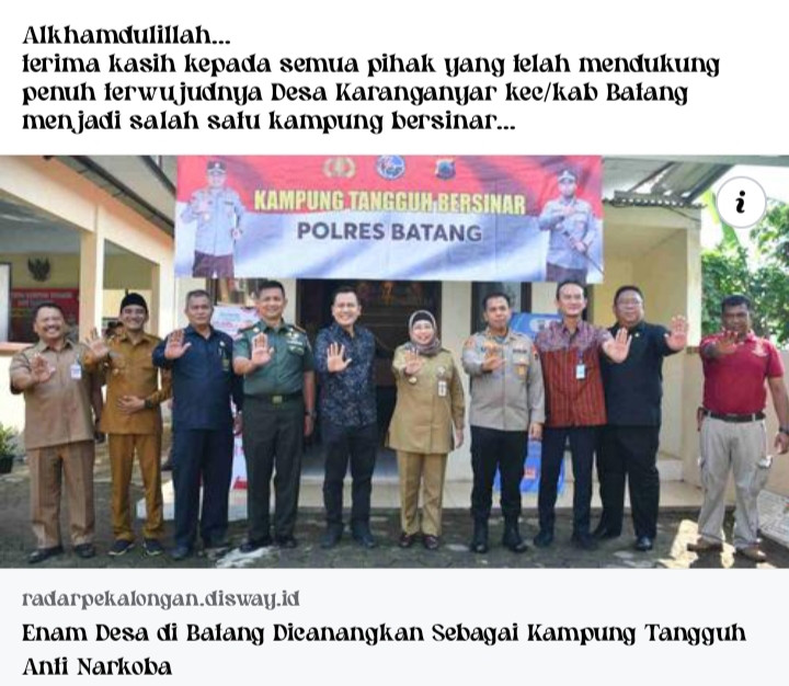 Lounching Kampung Bersinar