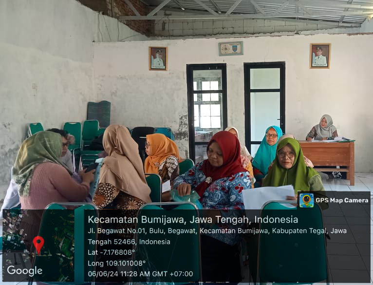 Pertemuan POKJA Kampung KB Desa Begawat