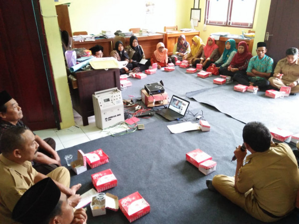 Pertemuan POKJA kampung KB di Balai Penyuluh Kb Kec. Bojong