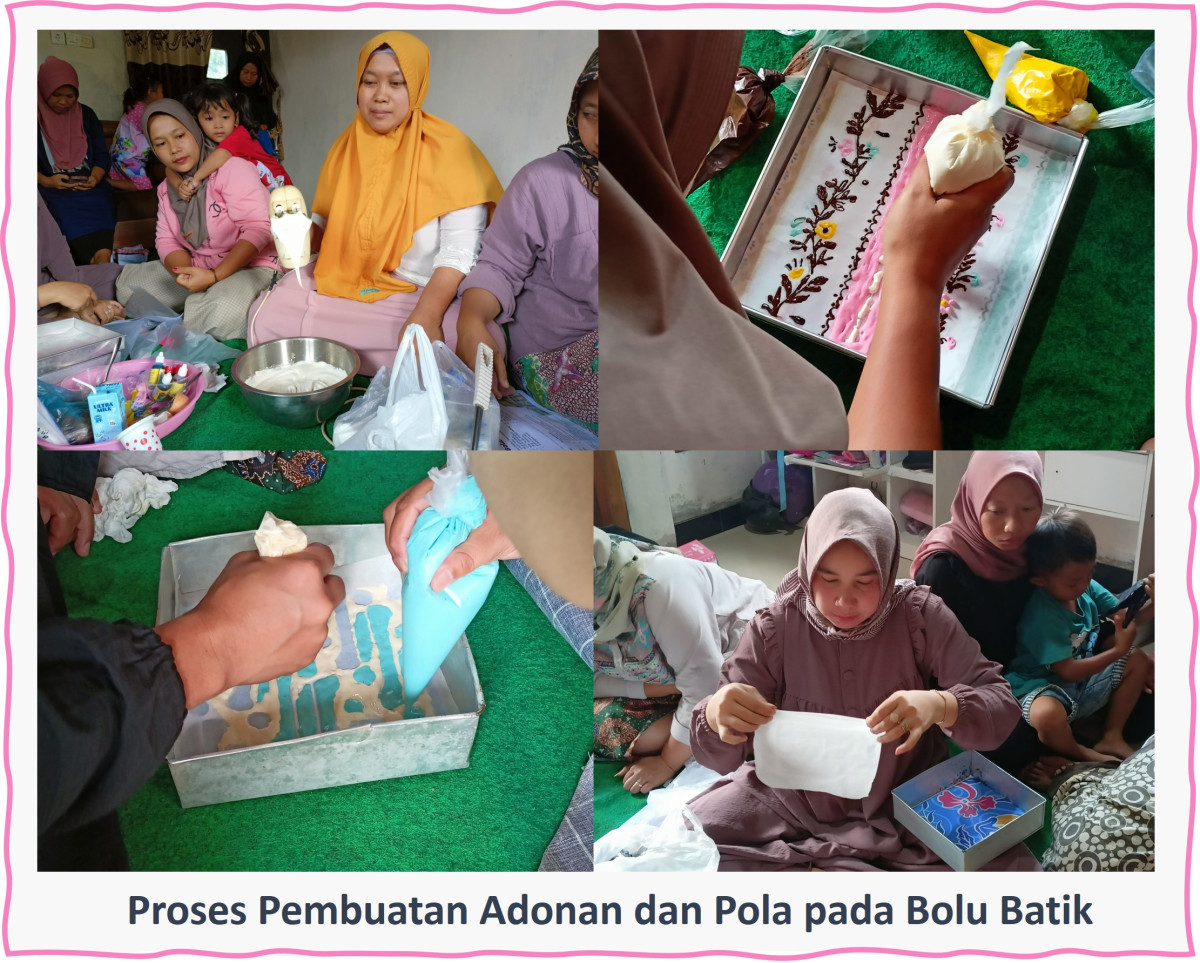 Cinta INDONESIA dengan Pelatihan Ekonomi Produktif "Bolu Batik"