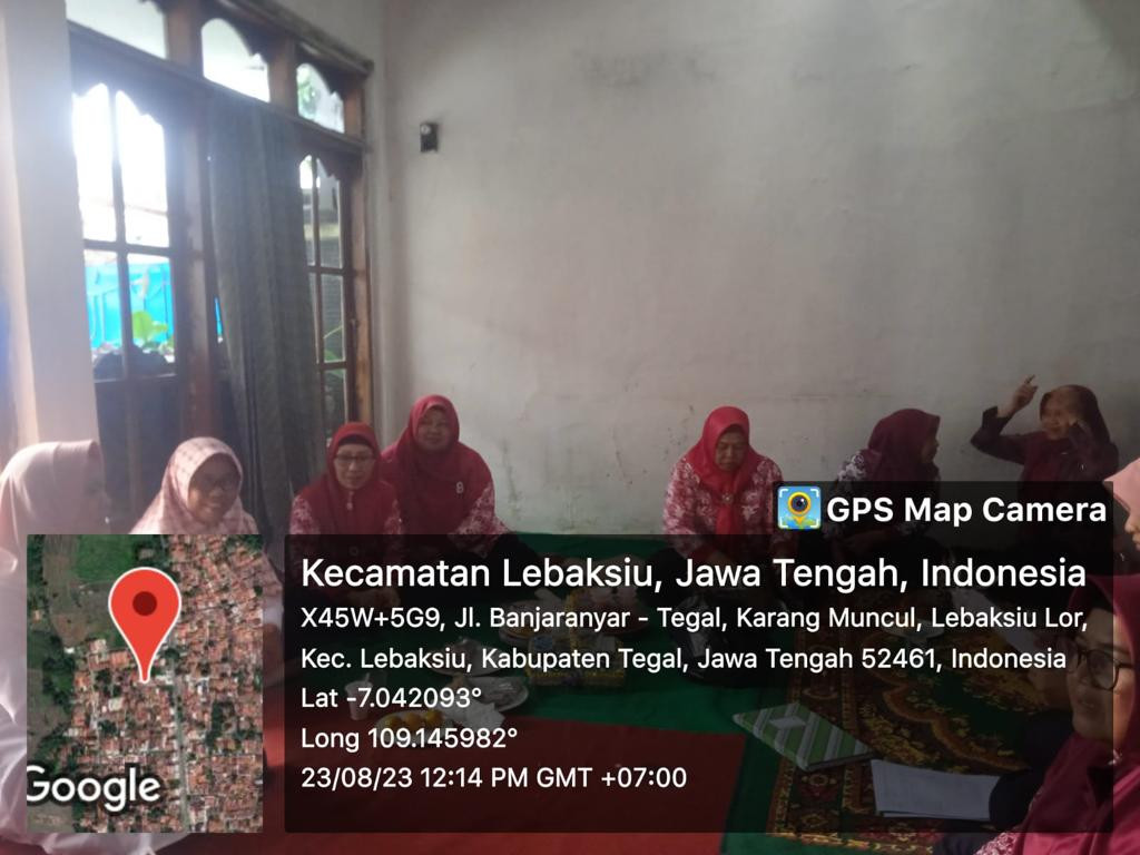 Pertemuan Pokja Kampung KB Desa Lebaksiu Lor