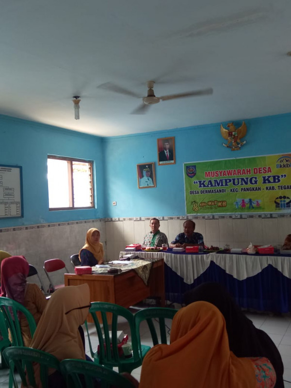 Musyawarah Desa Kampung KB Dermasandi Kec pangkah