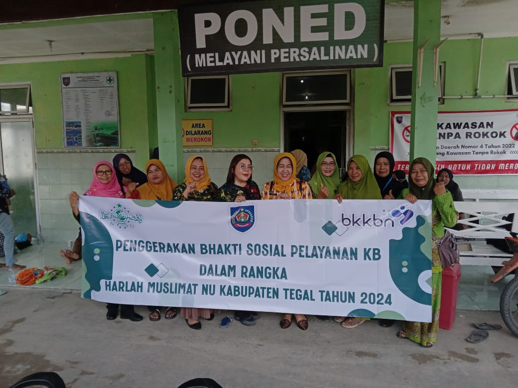 alhamdulillah semua unsur terlibat dalam kegiatan Bhakti Sosial Muslimat NU kali ini