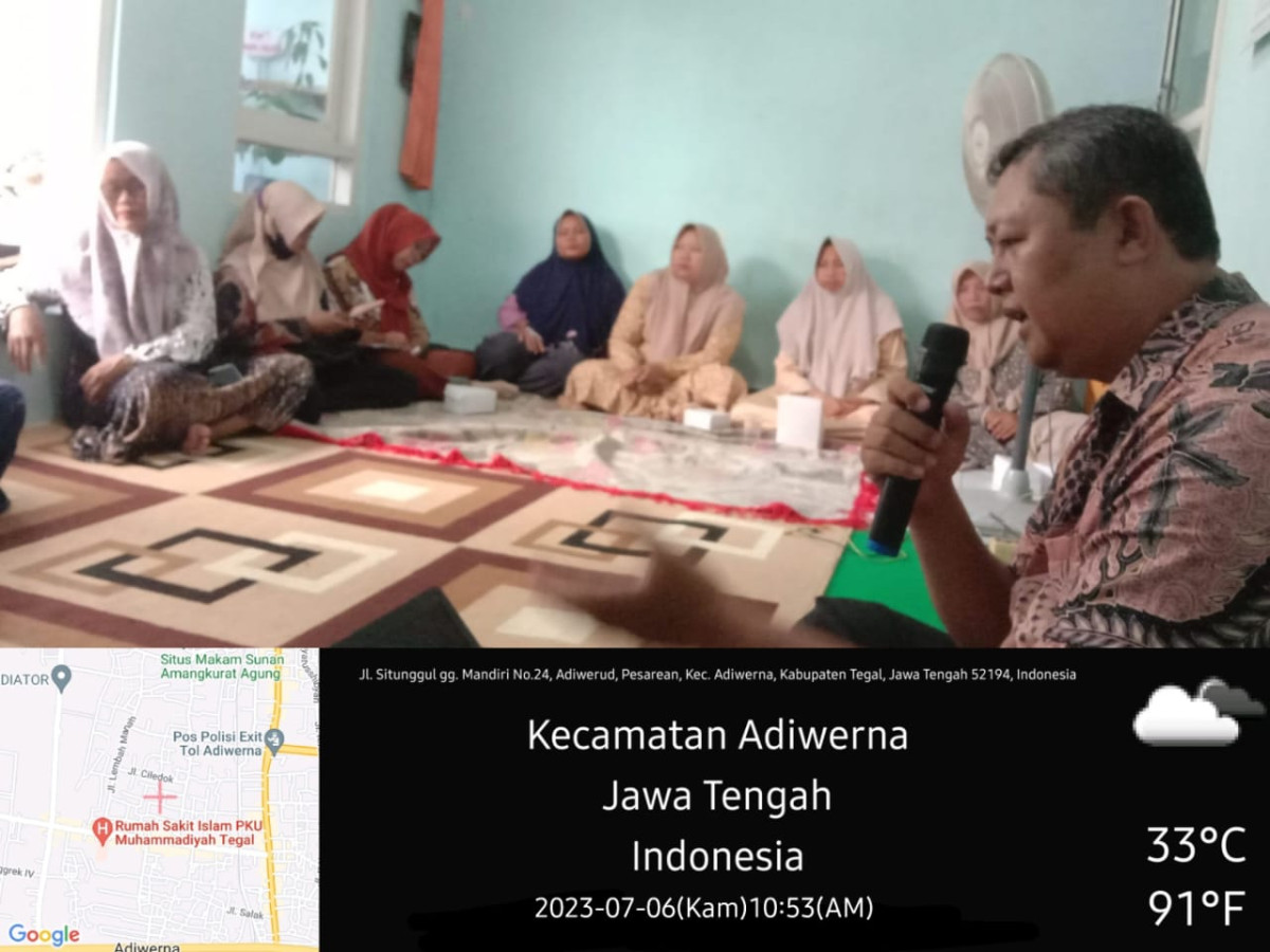 Kegiatan Pertemuan Ketahanan Keluarga Berbasis Kelompok POKTAN BKR di Kampung KB "Jetis Berseri" Desa Pesarean