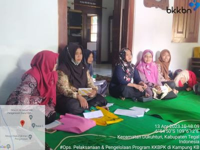 Rapat Pokja Kampung KB (Operasional Pelaksanaan dan Pengelolaan Program KKBPK di Kampung KB)