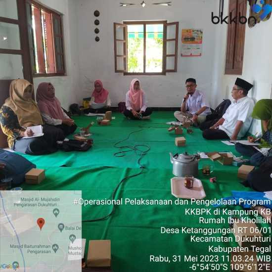 Rapat Pokja Kampung KB (Operasional Pelaksanaan dan Pengelolaan Program KKBPK di Kampung KB)