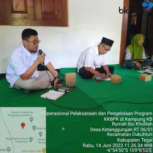 Rapat Pokja Kampung KB (Operasional Pelaksanaan dan Pengelolaan Program KKBPK di Kampung KB)