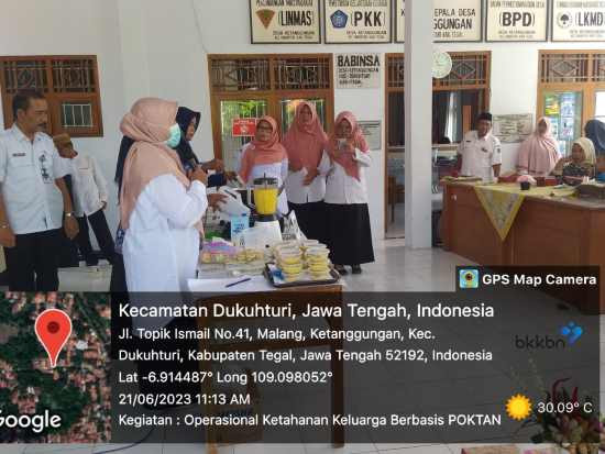 Praktek Menu Sehat bagi Balita dan ibu hamil