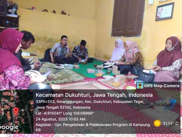 Rapat Pokja Kampung KB (Operasional Pelaksanaan dan Pengelolaan Program KKBPK di Kampung KB)