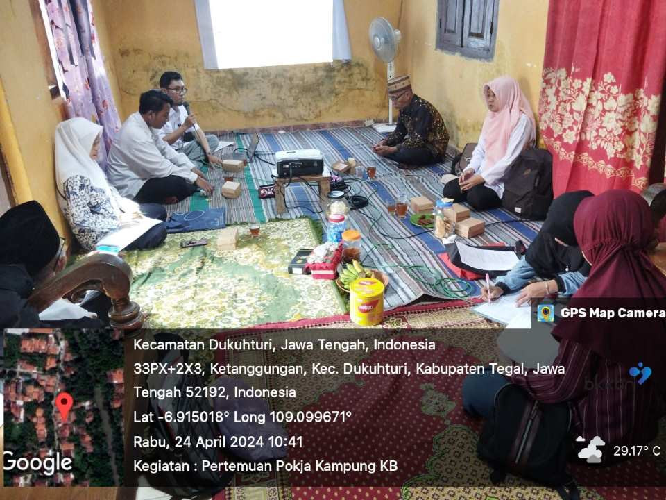 Rapat Pokja Kampung KB (Operasional Pelaksanaan dan Pengelolaan Program KKBPK di Kampung KB)