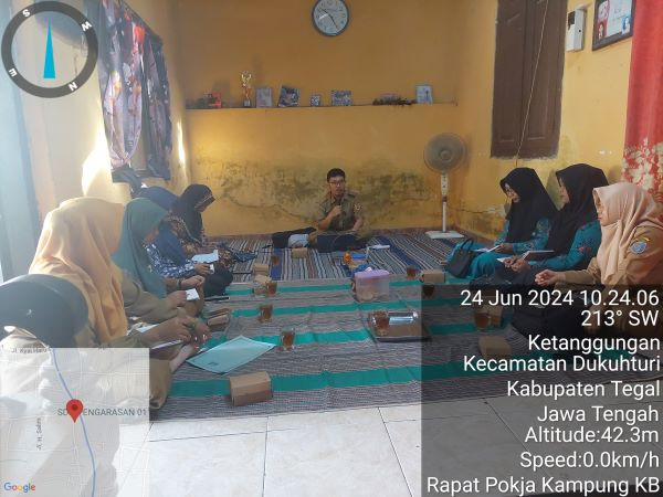 Rapat Pokja Kampung KB (Operasional Pelaksanaan dan Pengelolaan Program KKBPK di Kampung KB)