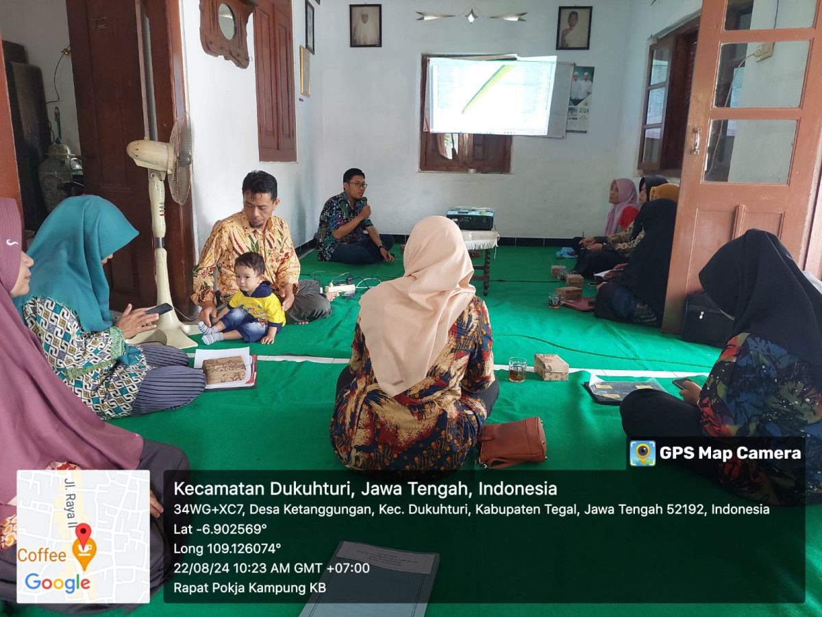 Rapat Pokja Kampung KB (Operasional Pelaksanaan dan Pengelolaan Program KKBPK di Kampung KB)