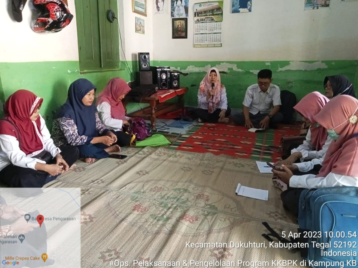 Persiapan program DASHAT di Kampung KB Berkah Rezeki Desa Pengarasan