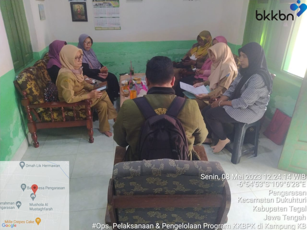 Hasil pertemuan mendapatkan data sasaran tepat bagi KRS yang akan menerima bantuan bahan pangan