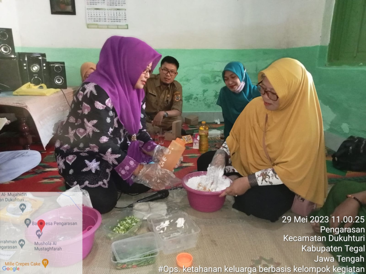 Praktek pembuatan keong racun