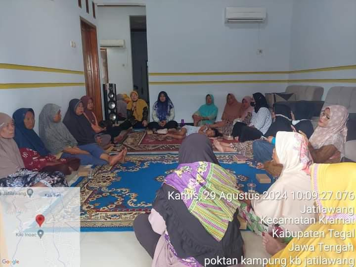 Pertemuan Ketahanan Keluarga Berbasis Kelompok Kegiatan UPPKA Desa Jatilawang