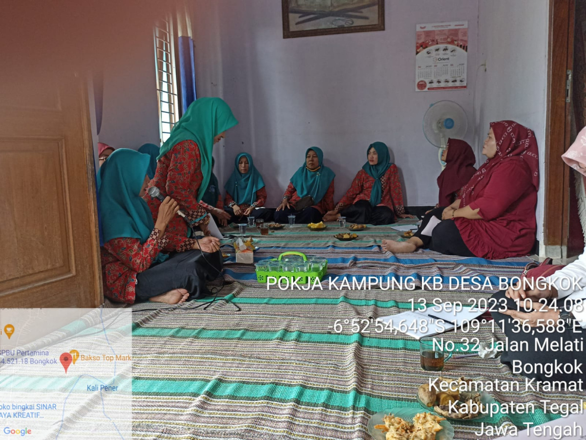 Operasional Pelaksanaan Dan Pengelolaan Program Di Kampung KB Desa Bongkok