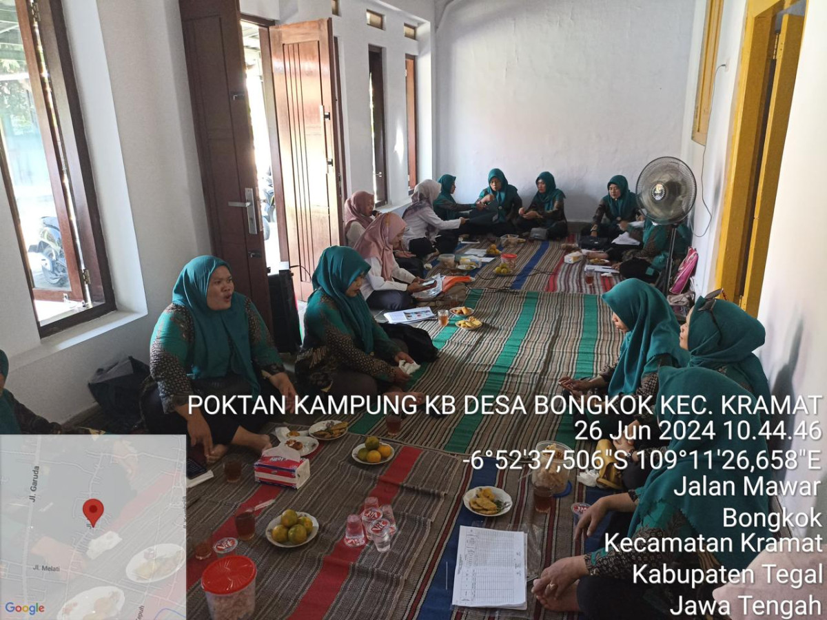 kegiatan poktan kampung kb bulan juni