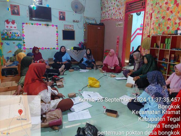 Pertemuan Poktan Kampung KB Bulan September