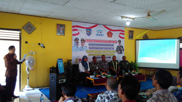 Pembukaan kegiatan verivikasi lomba babinsa prnggerak program KKBPK