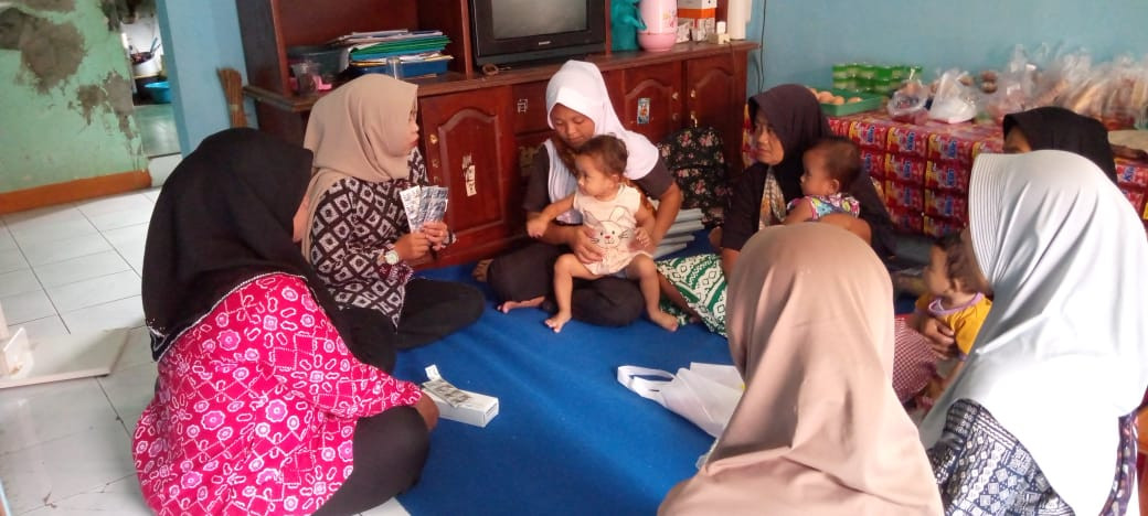 Konselling Bina Keluarga Balita di Posyandu Mawar