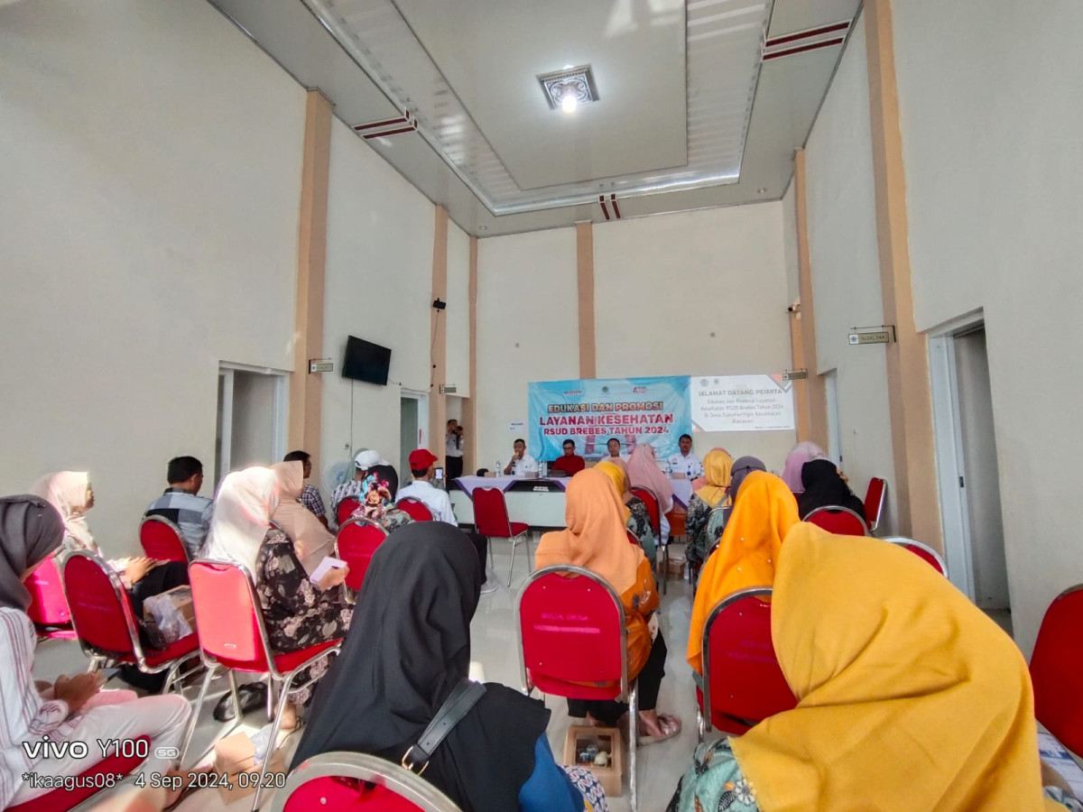 Edukasi Dan Promosi Layanan Kesehatan RSUD Brebes tahun 2024