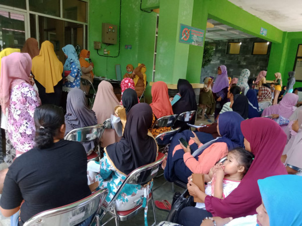 Suasana pelayanan KB MKJP moment HUT Kab Brebes Th 2020