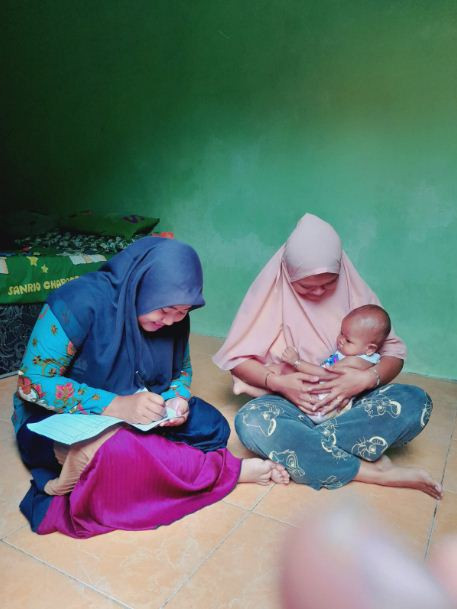 pendampingan ibu pasca salin oleh anggota TPK