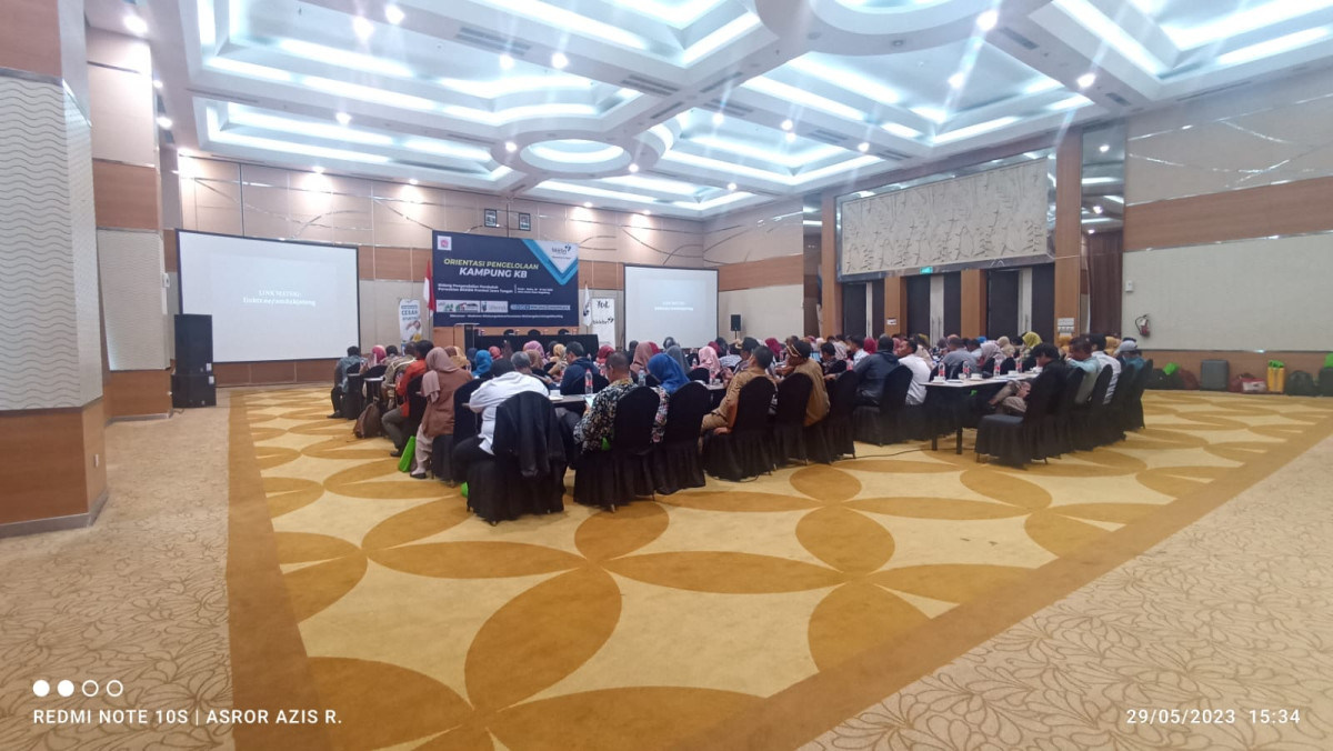 Peserta Kegiatan Orientasi Pengelolaan Kampung KB Se-Jawa Tengah