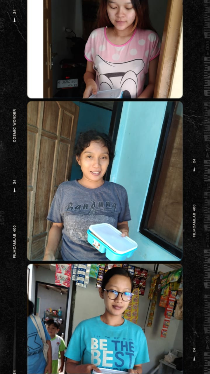 PEMBERIAN PMT bumil HARI KE 78