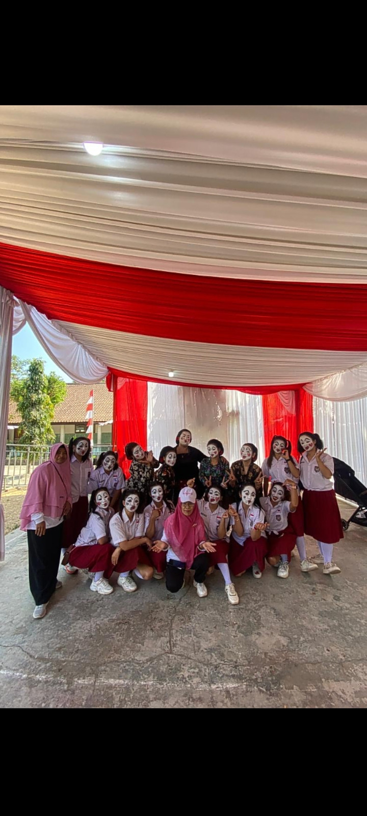 Lomba senam dan jinggle di ekpo PKK kumpulrejo