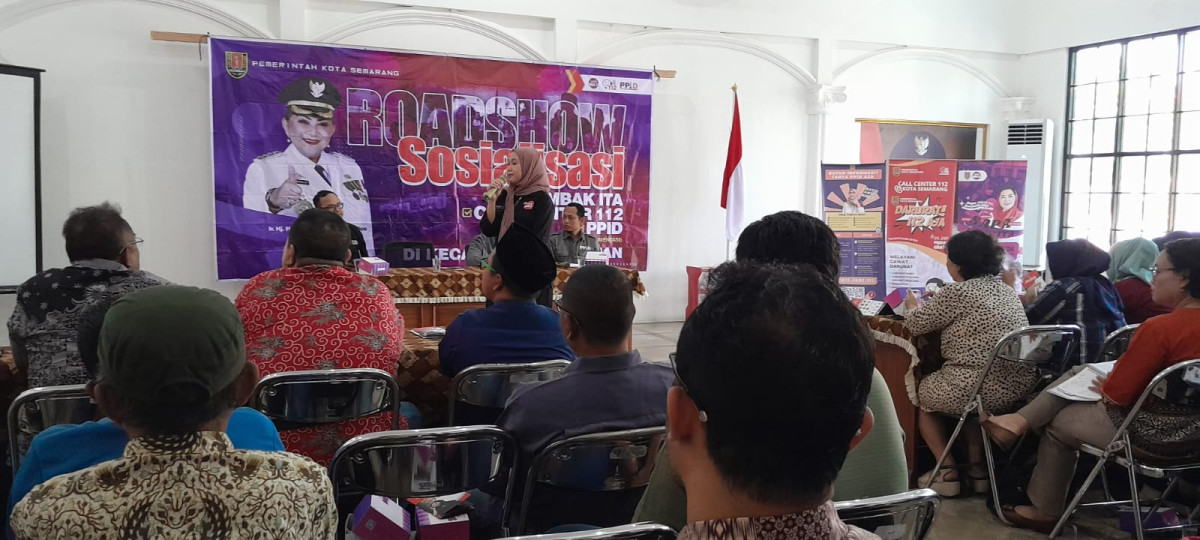 Menghadiri Roadshow Sosialisasi Sapa Mba Ita, PPID, dan Call Center 112