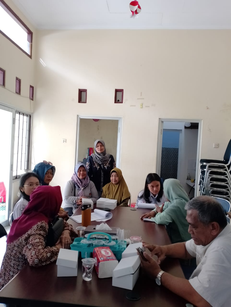 Kegiatan BKL, wawancara tentang kemandirian lansia oleh/dari siswa SMA 3 Semarang